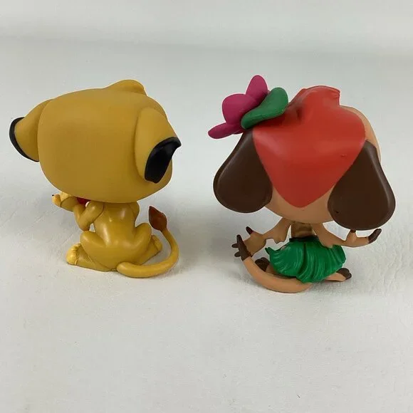Funko Pop Movies Disney The Lion King Luau Timon Simba 3" Vinyl Character Figure - Picture 4 of 6
